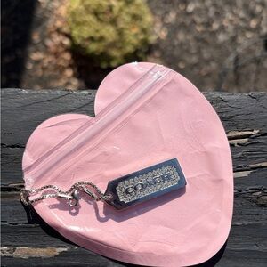 Coach Swarovski Rhinestone Hangtag Charm